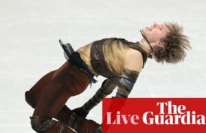 Jogos Olímpicos de Inverno: Ilya Malinin ganha segundo ouro na patinação artística – ao vivo | Olimpíadas de Inverno de 2026