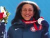 A atleta olímpica de bobsled dos EUA Elana Meyers Taylor está em busca do ouro
