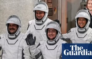 Quatro novos astronautas chegaram à Estação Espacial Internacional através do foguete SpaceX. Estação Espacial Internacional