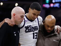 Keegan Murray, dos Kings, afastado por pelo menos 2 semanas devido a uma entorse no tornozelo