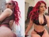 Justina Valentine comemora seu 39º aniversário com fotos gostosas