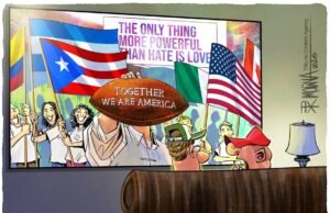 Cartoon: O argumento antiamericano