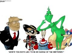 Desenho animado: Os Vingadores de Trump se reúnem