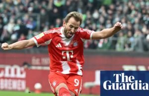 Futebol europeu: Harry Kane restaura a vantagem de seis pontos do Bayern de Munique no futebol europeu de clubes da Bundesliga