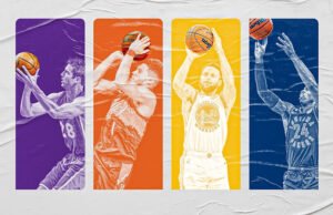 Classificações: Melhores jogadores de todos os tempos na disputa de três pontos