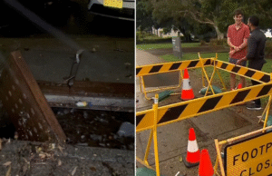 Homem teve sorte de sobreviver após mergulhar no ralo de Balmoral durante uma tempestade monstruosa que devastou toda Sydney