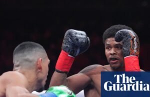 Shakur Stevenson: ‘Eu o destruí’ quando Ben cai no ringue após o boxe clínico de Lopez