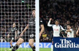 Solanke choca as esperanças de título do Manchester City com o retorno dos Spurs na Premier League
