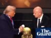 Infantino pede desculpas aos fãs britânicos e defende dar a Trump o prémio da paz. futebol