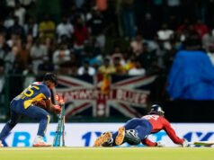 Antes da Copa do Mundo, a Inglaterra venceu a segunda partida do T20 afetada pela chuva contra o Sri Lanka por 6 postigos e venceu a série.