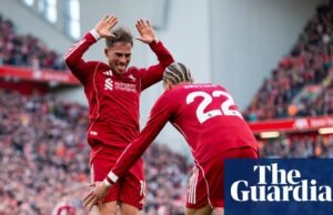 O desempenho cinco estrelas do Liverpool coloca mais pressão sobre o vacilante West Ham. Primeira Liga