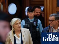 A audiência de recurso de Marine Le Pen termina com a corrida presidencial em jogo. Marine Le Pen