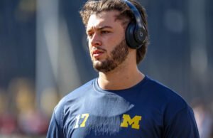 Marlin Klein, de Michigan, correu 40 corridas mais rápido que Colston Loveland