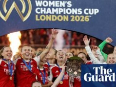 Ford leva o Arsenal ao topo mundial ao derrotar o Corinthians na prorrogação da Women’s Champions Cup