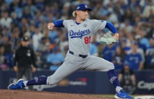 Emmett Sheehan dos Dodgers revela foco no início da temporada de 2026