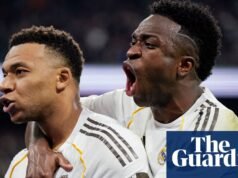 Futebol europeu: Mbappe consegue vitória tardia para o Real Madrid após Bellingham sair mancando | futebol de clubes europeus