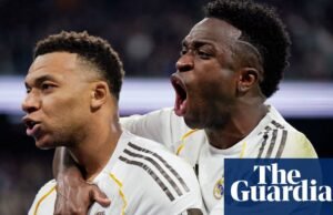 Futebol europeu: Mbappe consegue vitória tardia para o Real Madrid após Bellingham sair mancando | futebol de clubes europeus