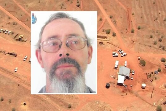 Carro abandonado do atirador de Mullewa, Kenneth Giles, encontrado após sete semanas de fuga
