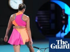 A introspecção de Aryna Sabalenka continua após a derrota na final do Aberto da Austrália. aberto australiano 2026