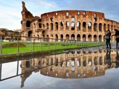 Chuvas recordes em Roma e clima anormal na Itália