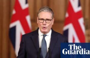 Aviões britânicos ‘no céu’ sobre o Oriente Médio, diz Starmer keir starmer