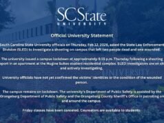 Dois mortos e um ferido em tiroteio na Universidade Estadual da Carolina do Sul