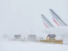 Companhias aéreas ordenadas a reduzir voos para Paris durante alerta de neve