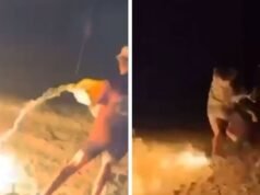 Adolescente ateia fogo em amigo na Flórida, mostra vídeo chocante