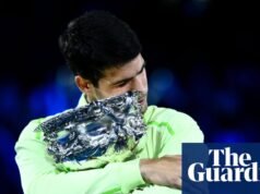 Carlos Alcaraz completa o Grand Slam da carreira ao derrotar Novak Djokovic na final do Aberto da Austrália. aberto australiano 2026