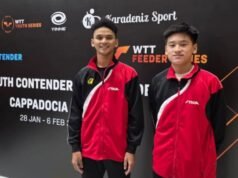 Dois jovens atletas indonésios brilham no WTT Youth Contenders Cappadocia 2026