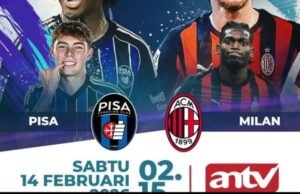 Pisa x AC Milan está no ar na ANTV, os rossoneri estão em busca de pontos completos