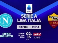 Em andamento! Duelo principal da Série A Nápoles x AS Roma ao vivo na ANTV