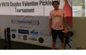 Torneio especial de pickleball realizado para casais em Jacarta