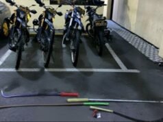 Brimob matou jovens por lutarem no leste de Jacarta, 5 pessoas portando 4 armas foram presas