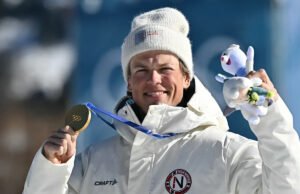 Jogos Olímpicos de Inverno de 2026: o norueguês Johannes Hosflot Klobo bate recorde ao ganhar a oitava medalha de ouro de sua carreira