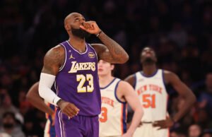 Knicks vencem pela sexta vez consecutiva e derrotam o Lakers talvez no último jogo de LeBron James no Madison Square Garden