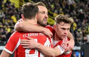 Kane rumo ao recorde de 41 gols de Lewandowski na temporada da Bundesliga