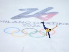 O patinador artístico espanhol Guarino Sabate não consegue competir apesar de agradar os fãs com a rotina dos Minions após disputa pelos direitos musicais