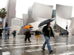 Tempestades no sul da Califórnia podem causar inundações e possíveis tornados