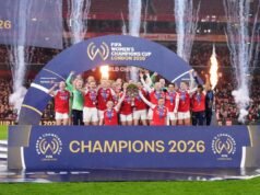 Arsenal venceu o Corinthians e conquistou a primeira Copa dos Campeões Feminina na prorrogação