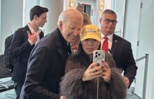 O ex-presidente Joe Biden voou comercialmente e ficou preso no Aeroporto Nacional Reagan devido a atrasos