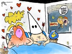 Desenho animado: uma partida feita no inferno