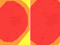 Milhares de pessoas foram aconselhadas a ficar em casa na Geórgia, Alabama