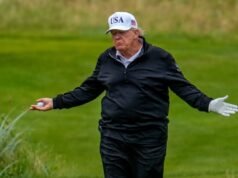 A administração Trump processou após assumir um campo de golfe público em D.C.