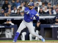 Os Blue Jays anunciaram que o outfielder ficará ausente por 5 a 6 meses