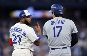 Vladimir Guerrero Jr., dos Blue Jays, jogou sombra em Shohei Ohtani, dos Dodgers