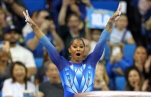 Jordan Chiles está um passo mais perto de ganhar a medalha de bronze olímpica