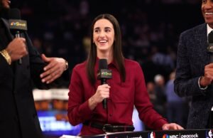 Caitlin Clarke envia mensagem de 7 palavras após fazer estreia na transmissão da NBC