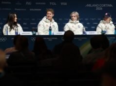 Madison Chalk entrega mensagem após a queda olímpica de Ilya Malinin