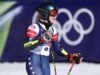 Mikaela Shiffrin sofreu um resultado olímpico decepcionante no slalom gigante